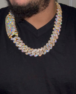 14k gold bonded cuban necklace