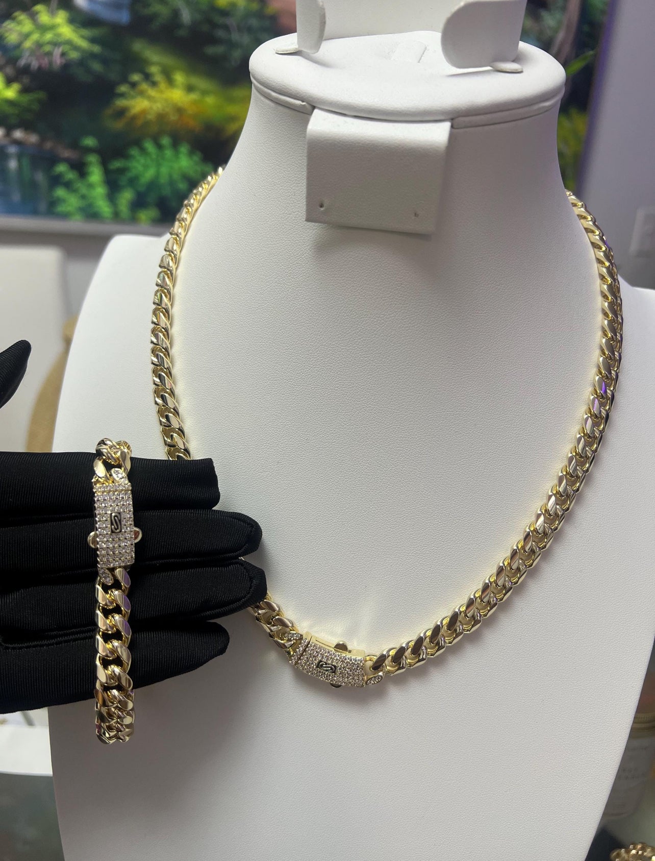 10mm Cuban Link set
