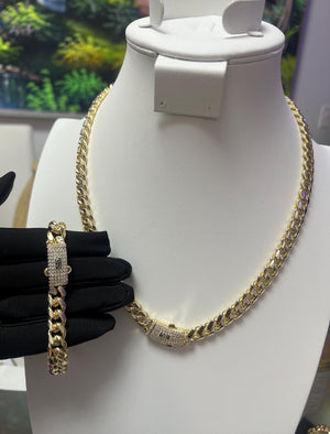 10mm Cuban Link set