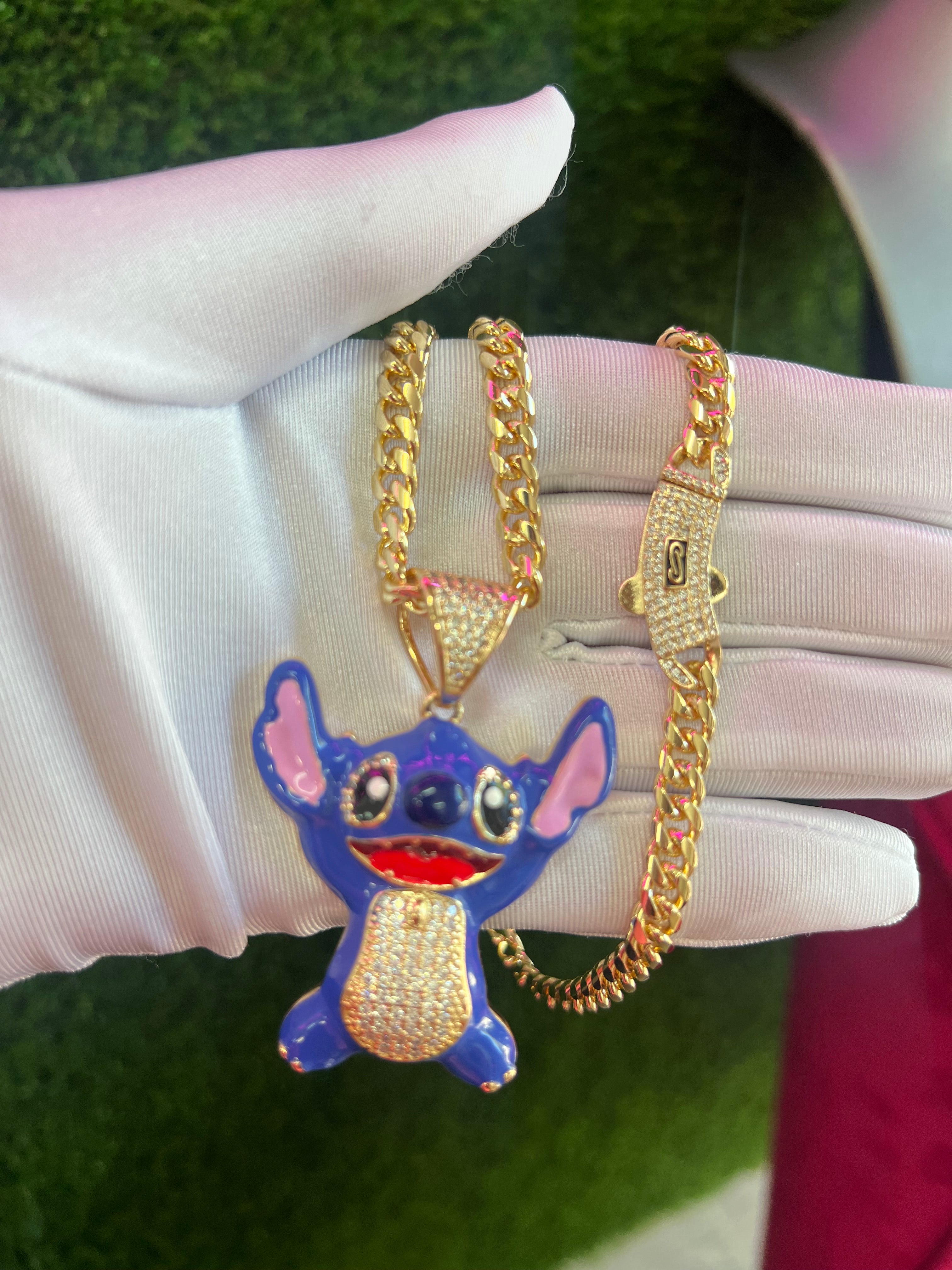 14k gold bonded chain and pendant