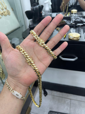 10mm cuban link set