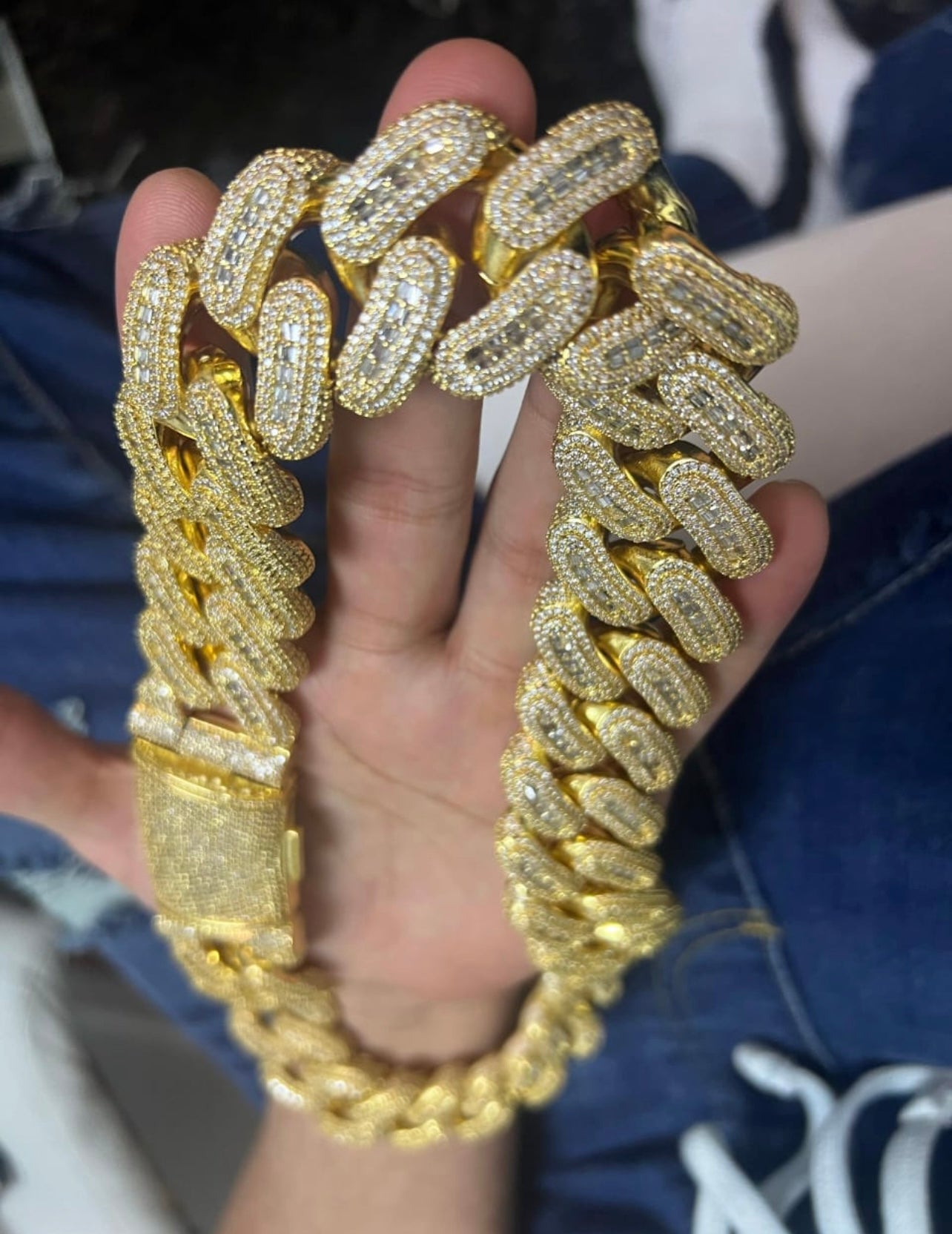 2 necklace set gold bonded
