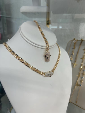 10mm Cuban Link set