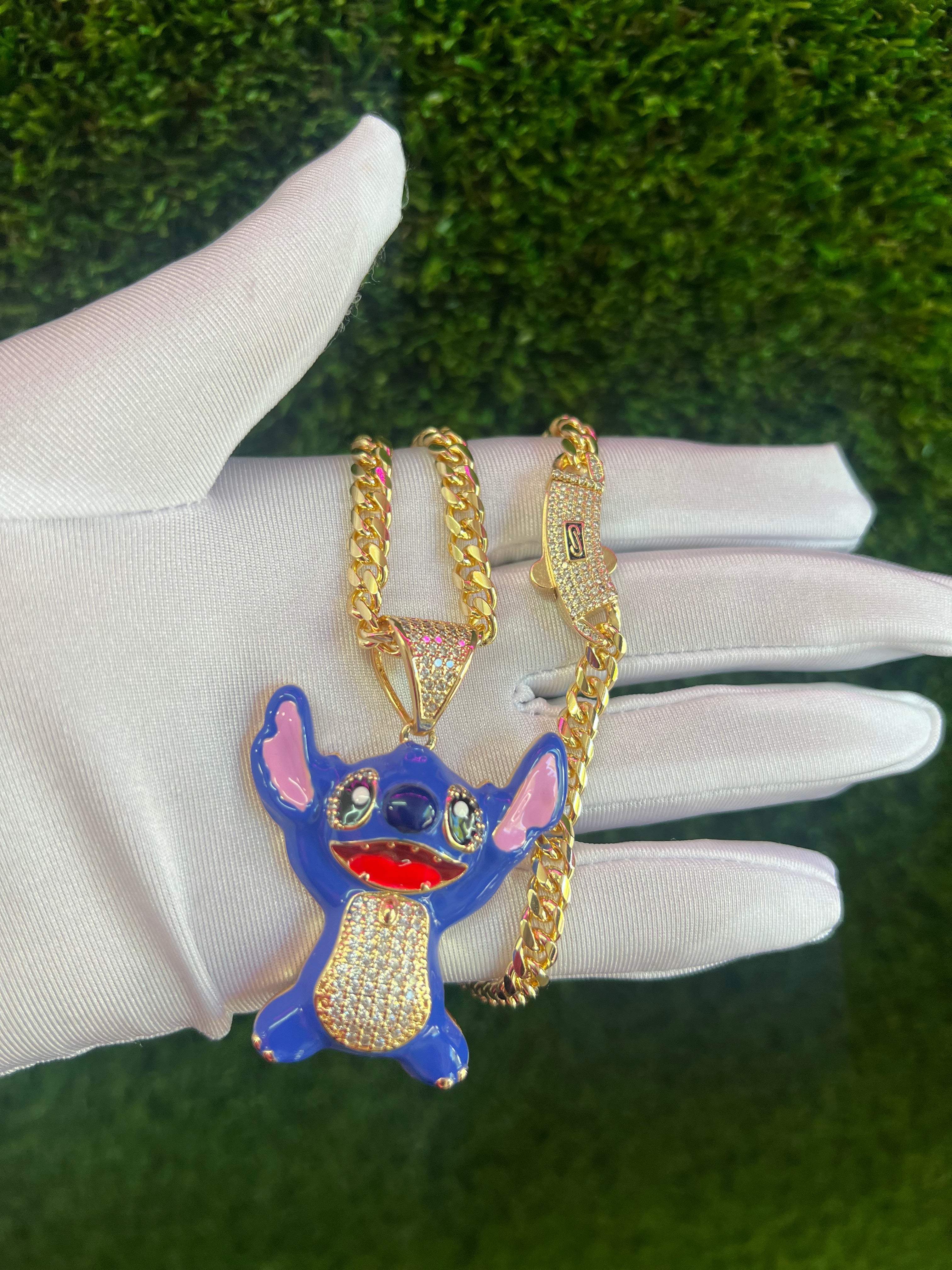 14k gold bonded chain and pendant