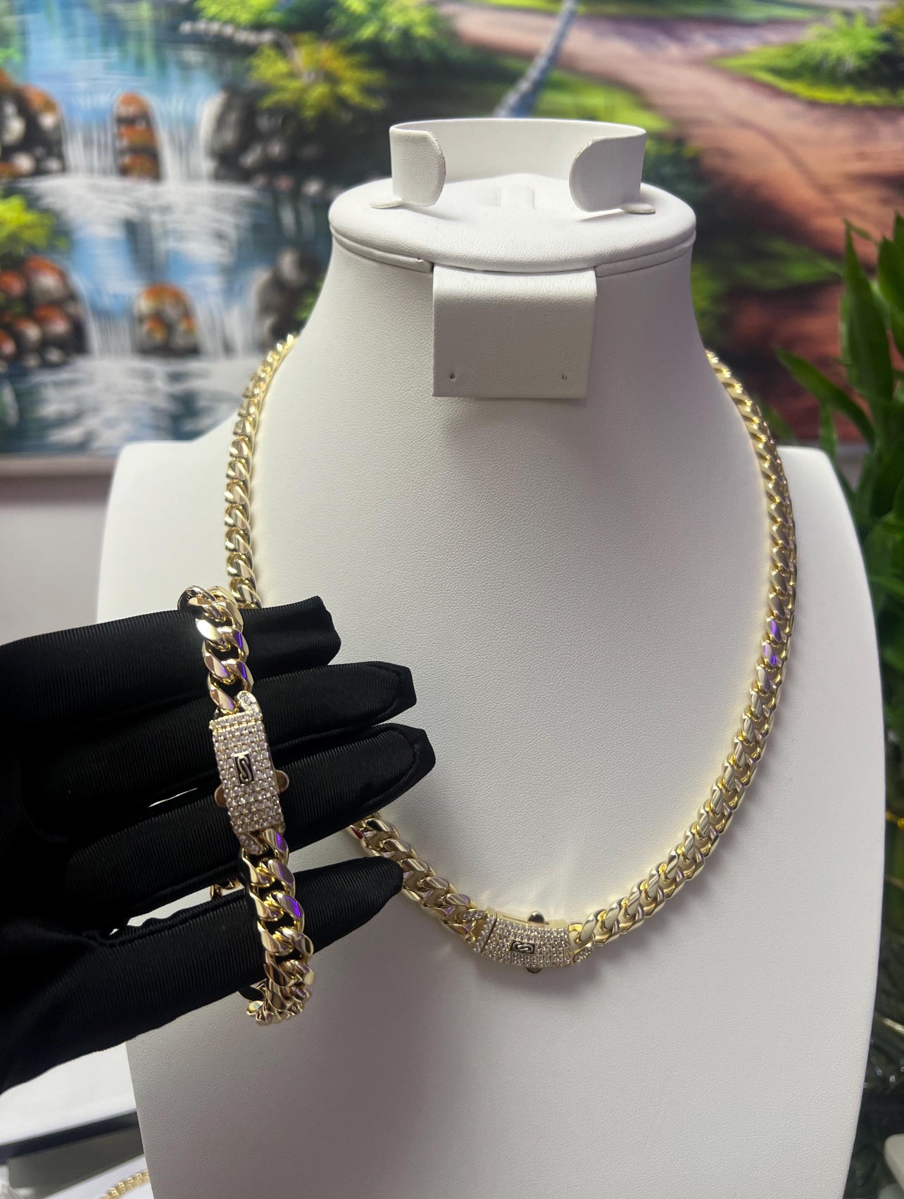 10mm Cuban Link set