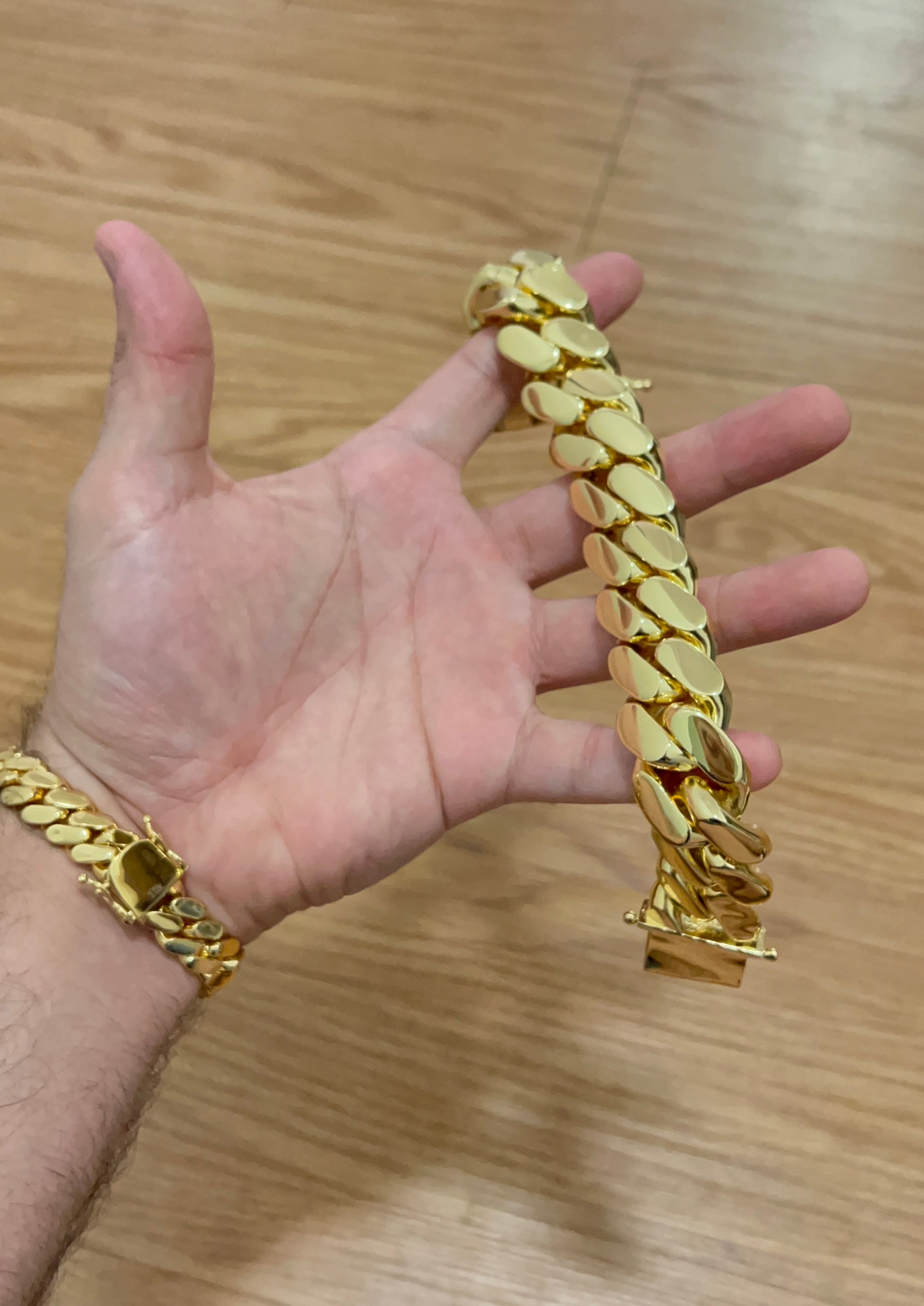 thick bracelet
