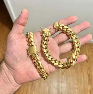 Chain and bracelet set