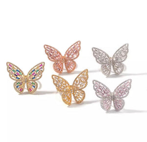 Butterfly Ring -Rose
