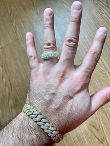 Ring and bracelet set (bracelet size 8”)