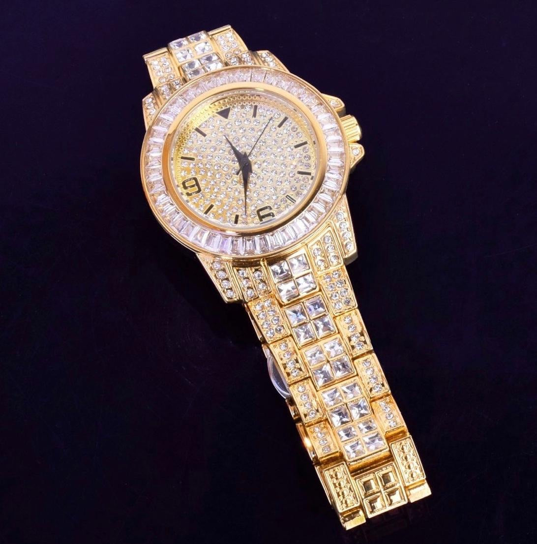 Diamond watch - fully iced