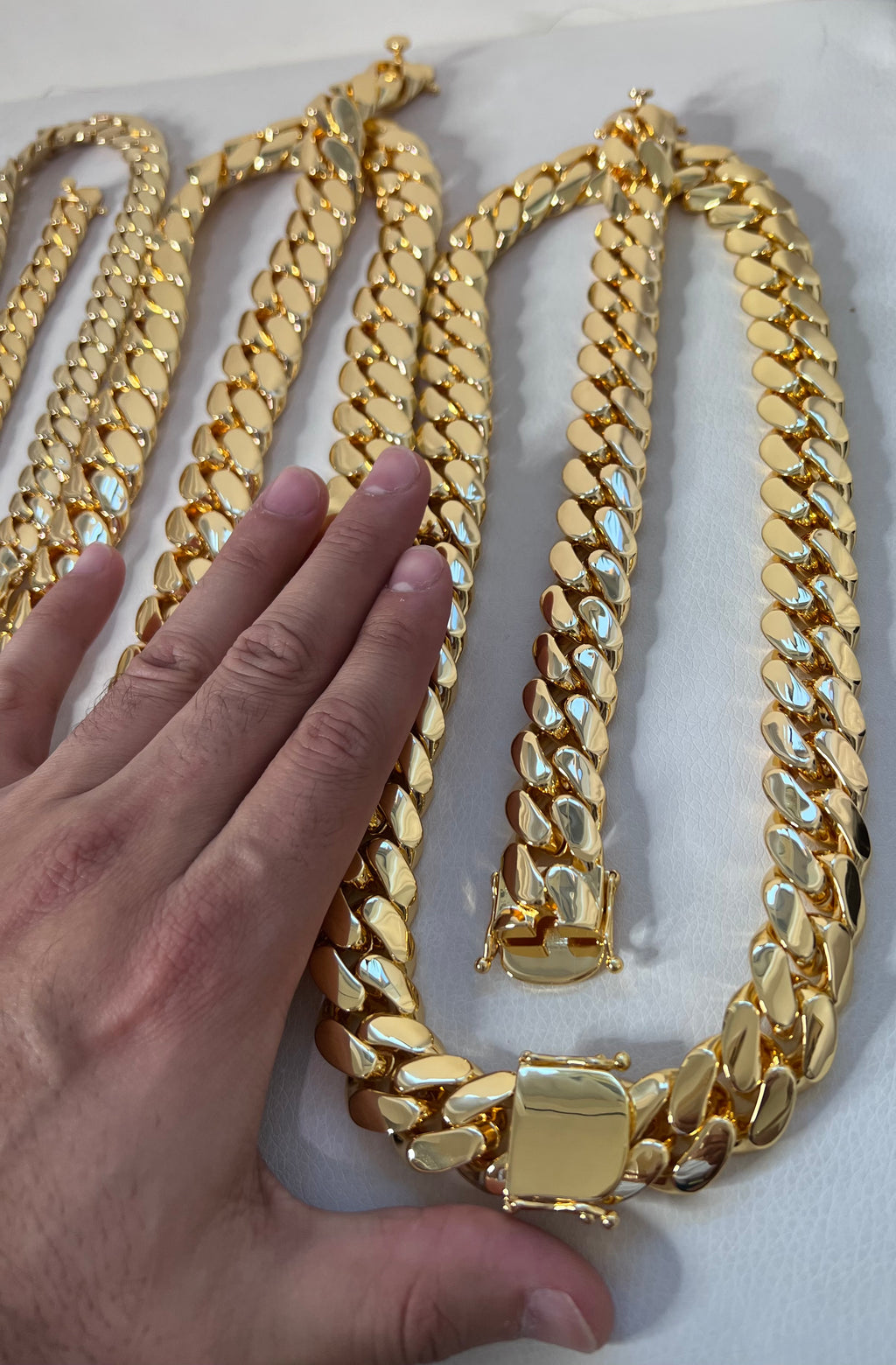 20mm Cuban Set gold bonded high quality