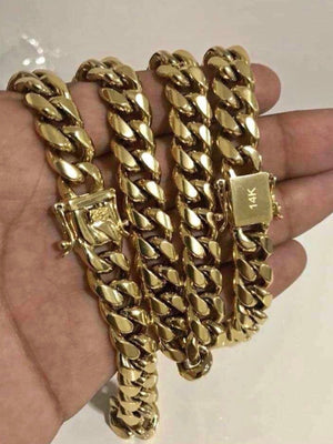 Chain and bracelet set 28” 8.5”