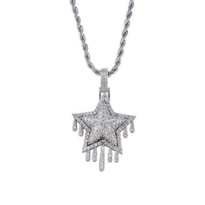 Iced Star with Necklace